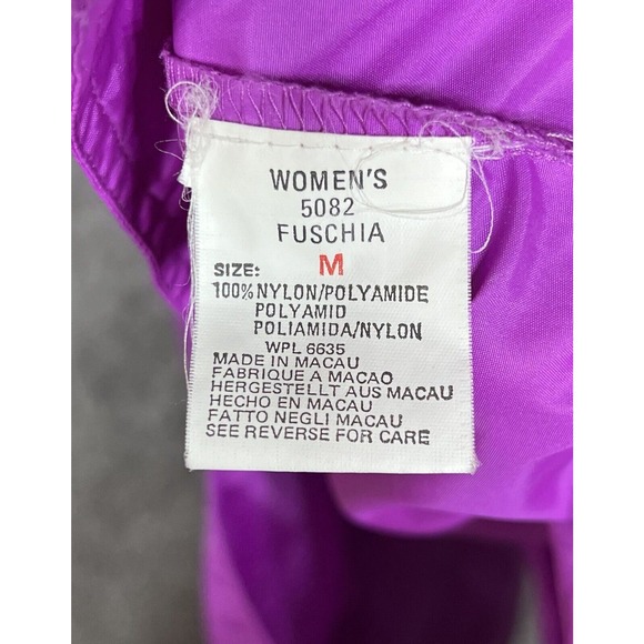 Vintage Woolrich Full Length Windbreaker Rain Trench Coat Womens‎ Size M Fuchsia - Picture 4 of 12